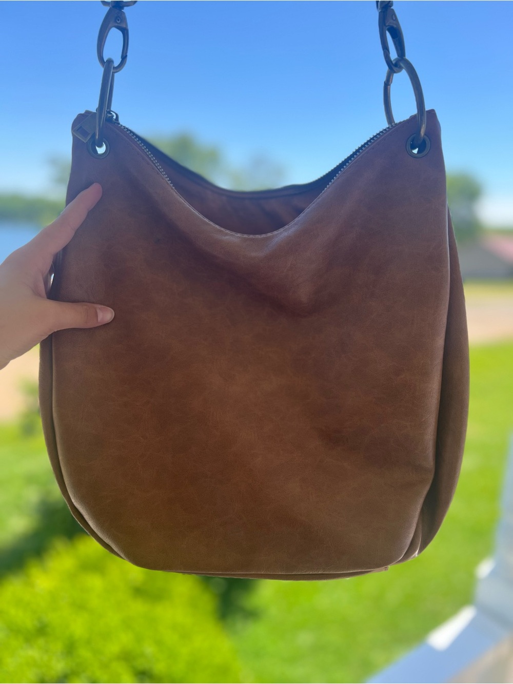 Classic Brown Women's Hobo Bag
